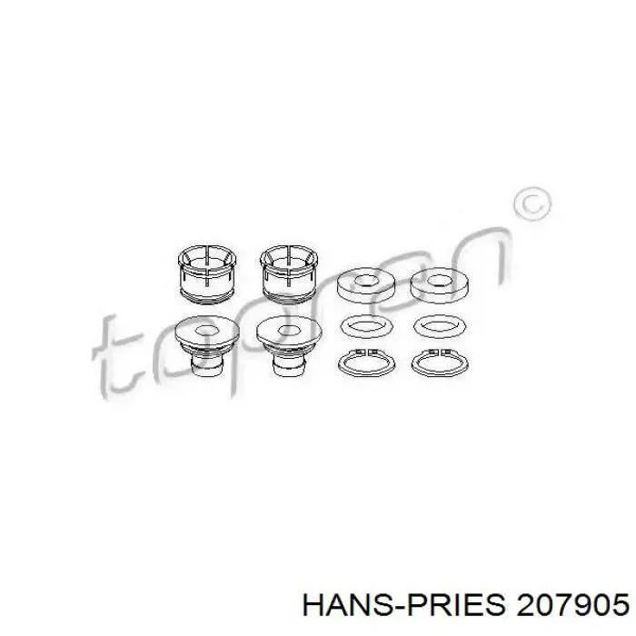 Kit de reparação de ligação de mudança Hans Pries (Topran) 207905 preço, a partir de 6,77 USD
