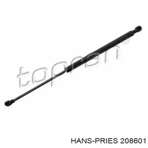 208601 Hans Pries (Topran) Amortecedor de tampa de porta-malas (de 3ª/5ª porta traseira)