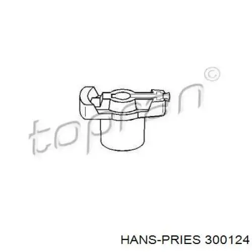 300124 Hans Pries (Topran) Slider (rotor) de distribuidor de ignição, distribuidor