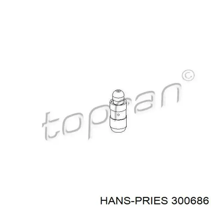 Compre 300686 Hans Pries (Topran) Compensador hidrâulico (empurrador hidrâulico), empurrador de válvulas
