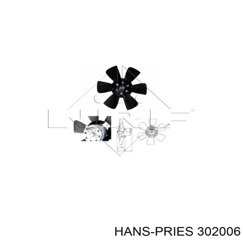 Compre 302006 Hans Pries (Topran) Acoplamento viscoso de ventilador de esfriamento