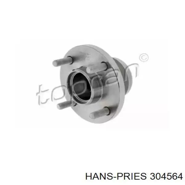 304564 Hans Pries (Topran) Cubo traseiro