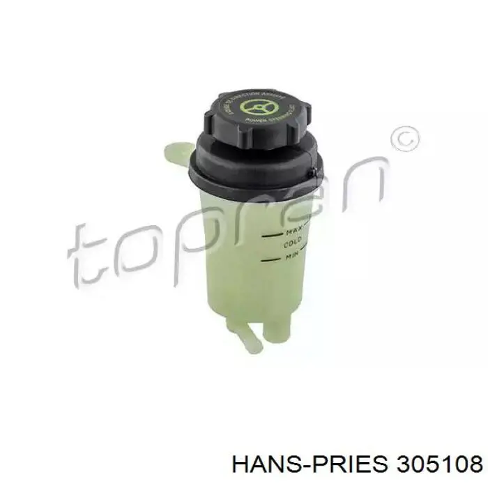 305108 Hans Pries (Topran) Tanque de bomba da Direção hidrâulica assistida