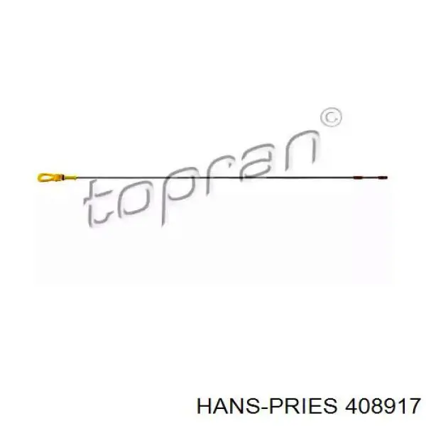 408917 Hans Pries (Topran) Sonda (indicador) do nível de óleo no motor