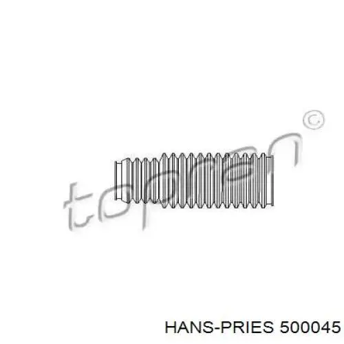 500045 Hans Pries (Topran) Bota de proteção do mecanismo de direção (de cremalheira)