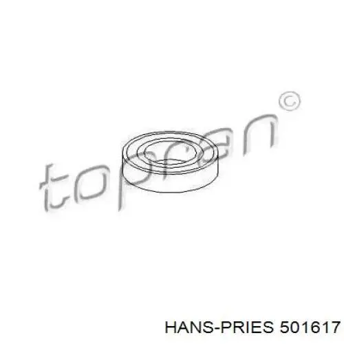 Rolamento suspenso da junta universal Hans Pries (Topran) 501617755