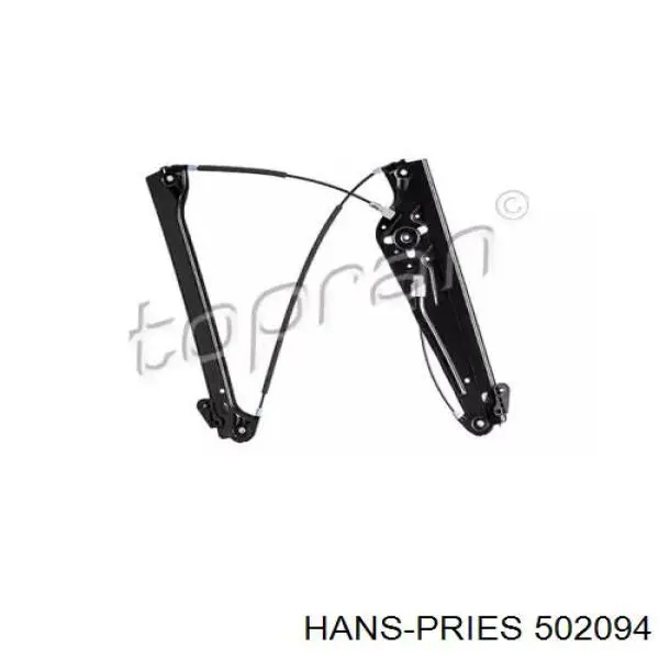 Compre 502094 Hans Pries (Topran) Mecanismo de acionamento de vidro da porta dianteira esquerda