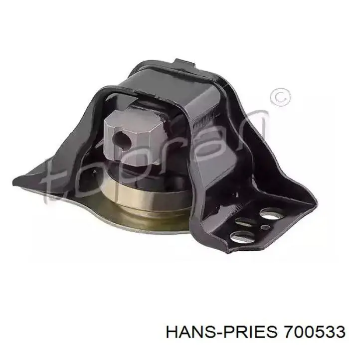 700533 Hans Pries (Topran) Coxim (suporte) direito de motor