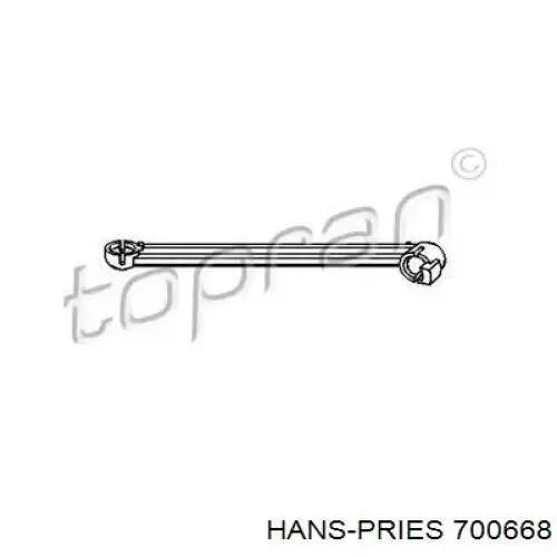 Barra de comporta de ar de tubo coletor de admissão Hans Pries (Topran) 700668 preço, a partir de 3,74 USD