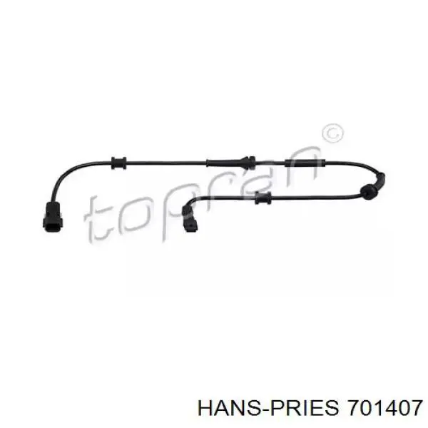 Compre 701407 Hans Pries (Topran) Sensor ABS traseiro