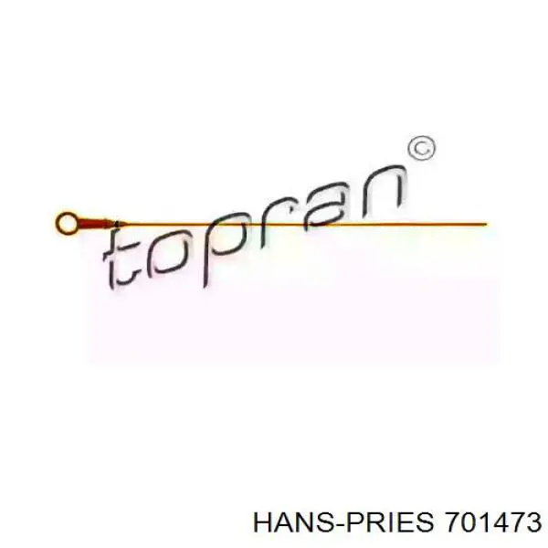 701473 Hans Pries (Topran) Sonda (indicador) do nível de óleo no motor