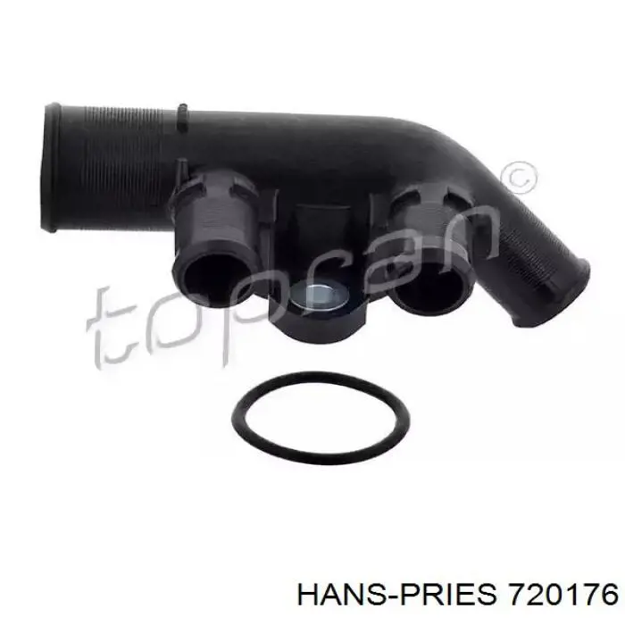 720176 Hans Pries (Topran) Flange do sistema de esfriamento (união em T)