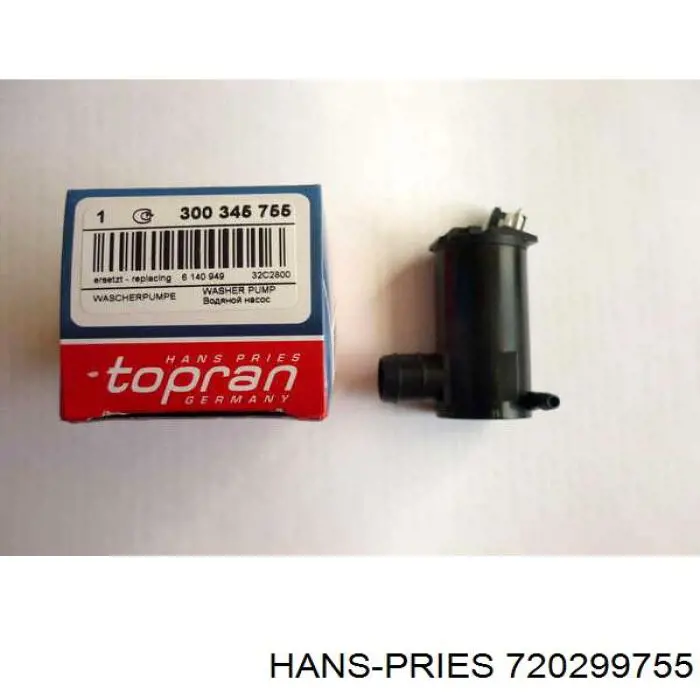 Compre 720299755 Hans Pries (Topran) Bomba de motor de fluido para lavador de vidro dianteiro/traseiro