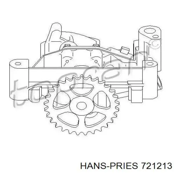 721213 Hans Pries (Topran) Bomba de óleo