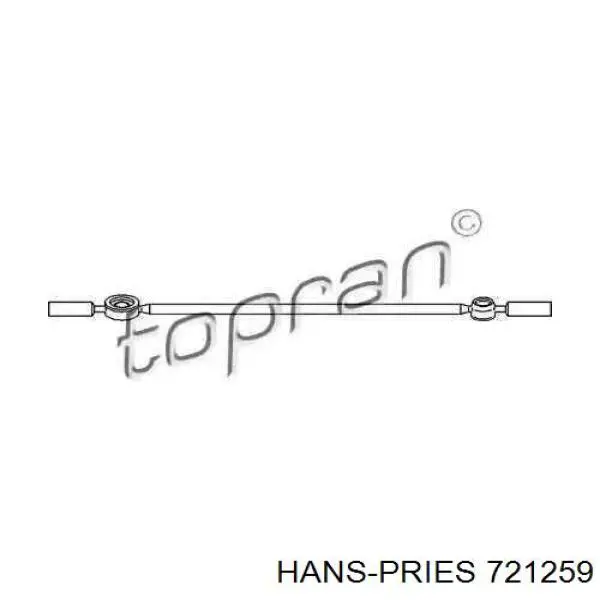 721259 Hans Pries (Topran) Barra de ligação da Caixa Automática de Mudança