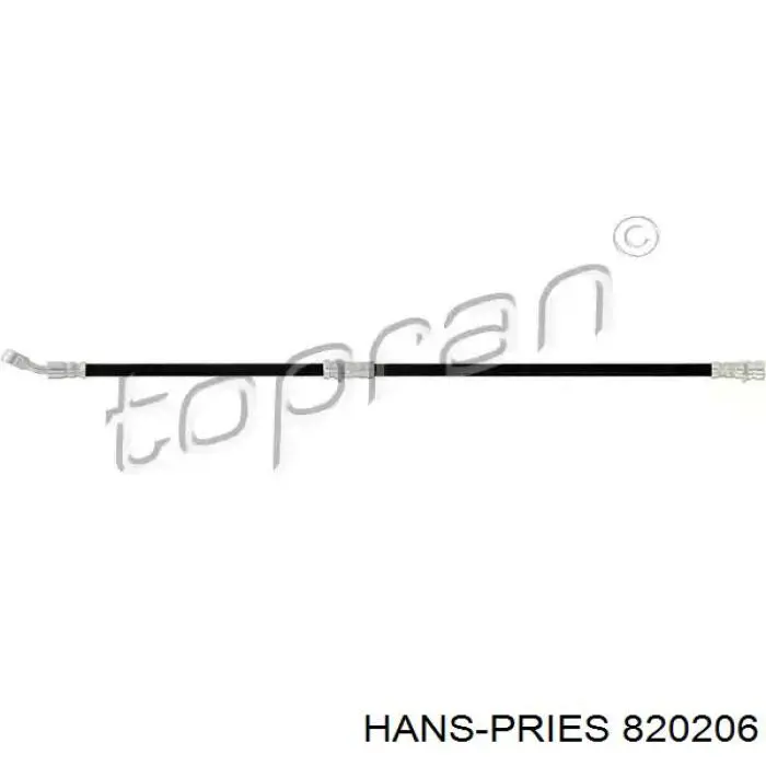 Compre 820206 Hans Pries (Topran) Mangueira do freio dianteira