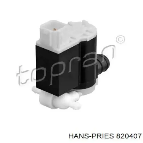 820407 Hans Pries (Topran) Bomba de motor de fluido para lavador de vidro dianteiro