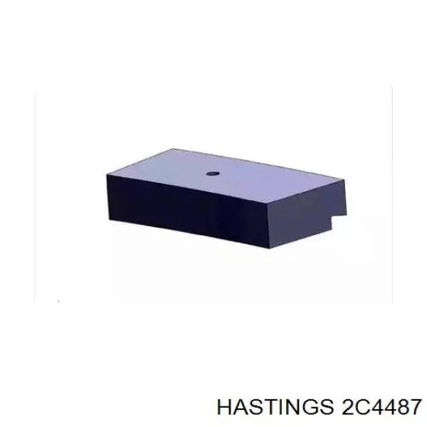 Anéis do pistão para 1 cilindro, STD. 2C4487 Hastings