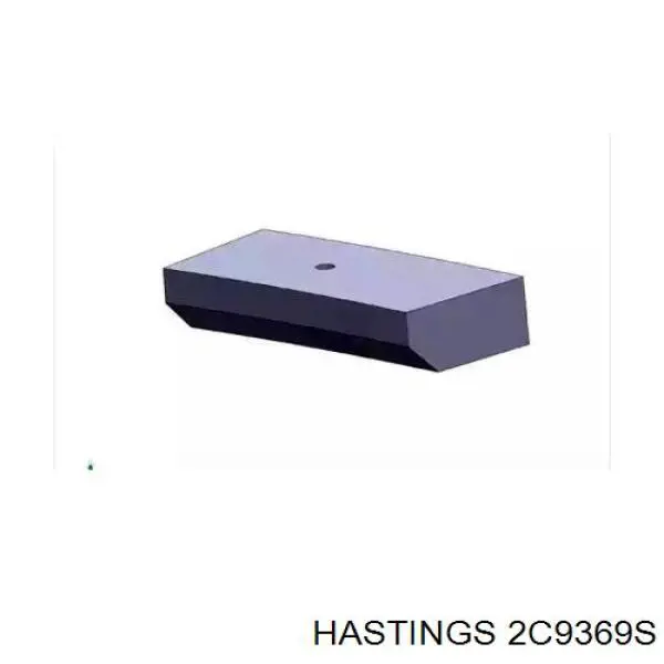 2C9369S Hastings Anéis do pistão para 1 cilindro, STD.