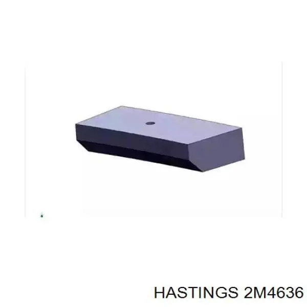 2M4636 Hastings Anéis do pistão para 1 cilindro, STD.
