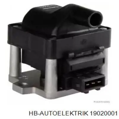 19020001 HB Autoelektrik Bobina de ignição