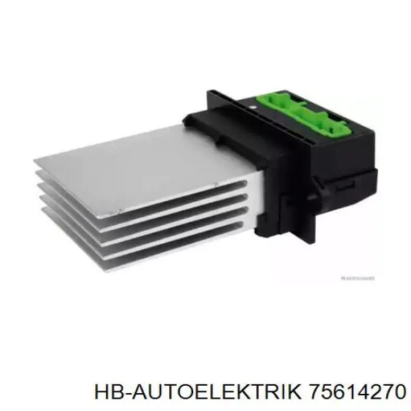 Resistor (resistência) de ventilador de forno (de aquecedor de salão) HB Autoelektrik 75614270 preço, a partir de 29,01 USD
