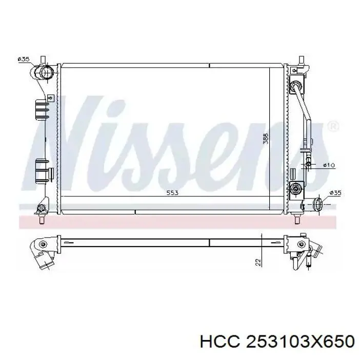 Radiador de esfriamento de motor Koyorad PL813258 preço, a partir de 118,05 USD