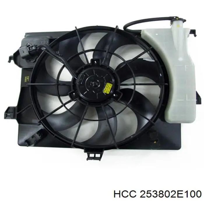 Ventilador elétrico de esfriamento montado (motor + roda de aletas) Hyundai Tucson I JM