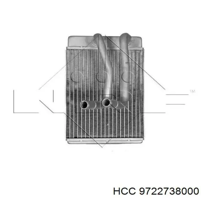 9722738000 HCC Radiador de forno (de aquecedor)