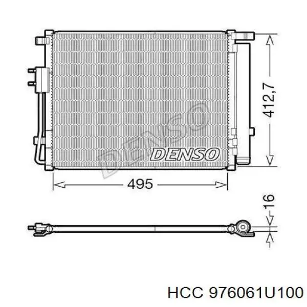 Compre 606HN2050 TYC Radiador de aparelho de ar condicionado