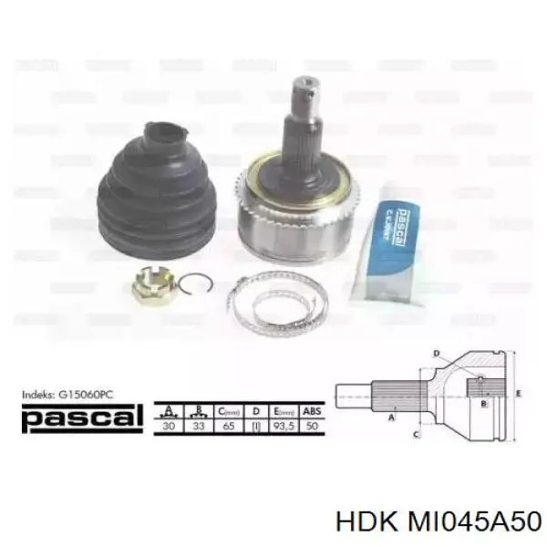 Junta homocinética externa dianteira HDK MI045A50 preço, a partir de 54,09 USD