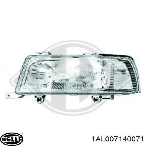 Luz esquerda HELLA 1AL007140071 preço, a partir de 674,76 USD