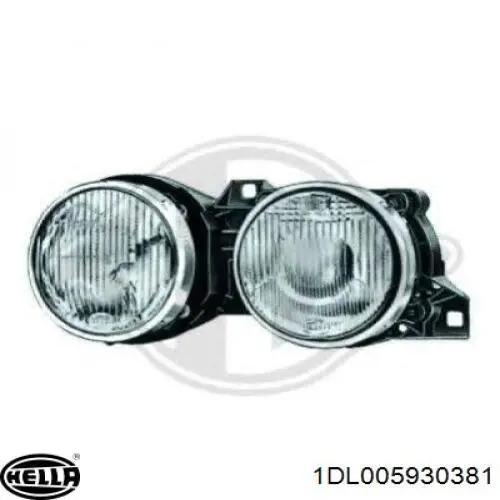 Luz direita 1DL005930381 HELLA