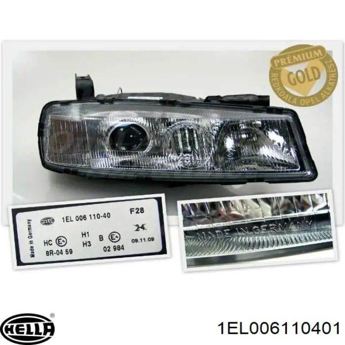 Luz direita para Opel Calibra  85