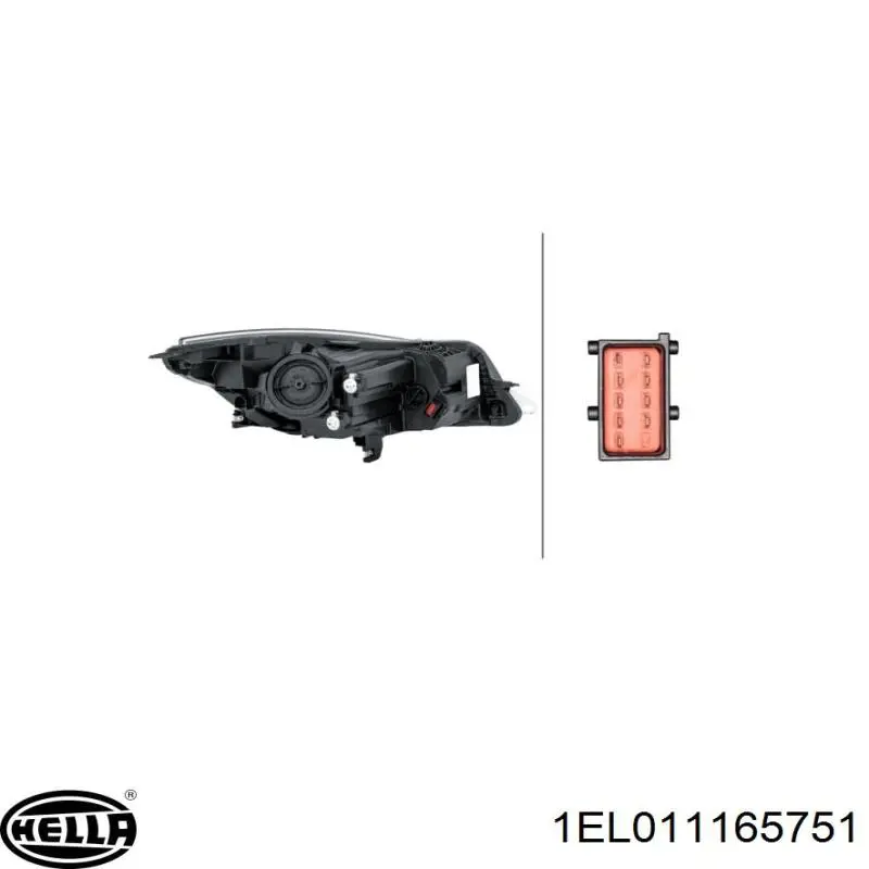 Luz esquerda Iparlux 11531721 preço, a partir de 406,25 USD