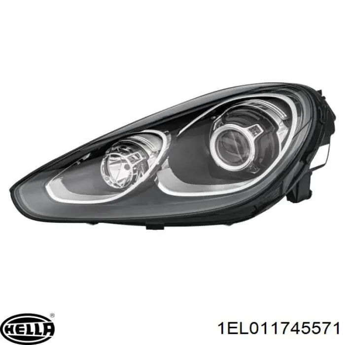 Luz esquerda Porsche Cayenne II 92A