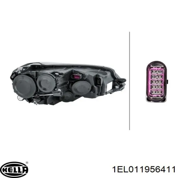 Luz esquerda VAG 5G1941029 preço, a partir de 167,35 USD