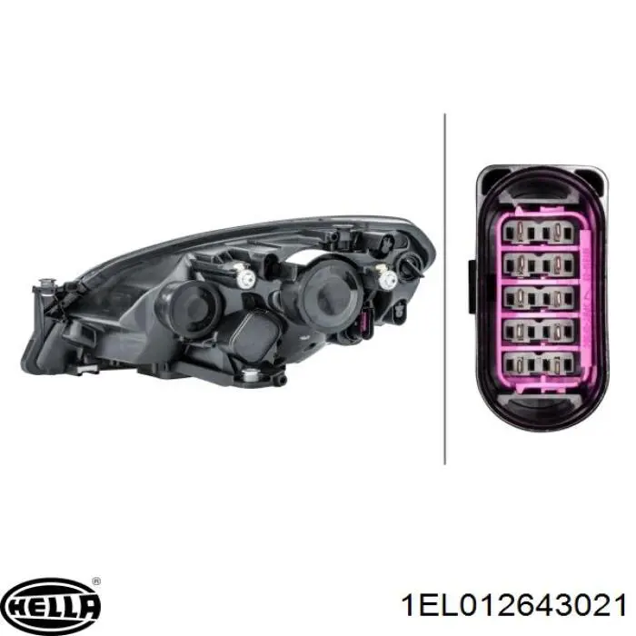 1ST941006 VAG Luz direita