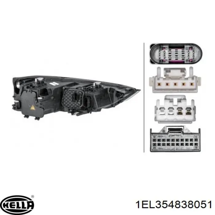Compre 8XA941043 VAG Luz esquerda