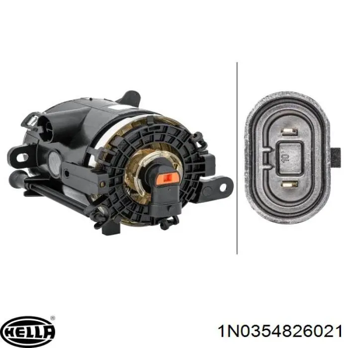 Luzes de nevoeiro direitas 13253626 General Motors