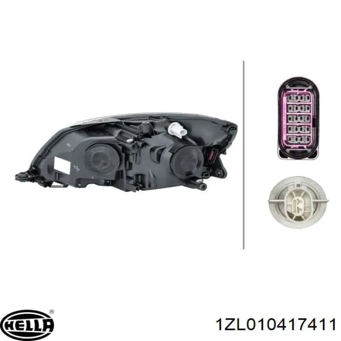 Compre 5J1941017E VAG Luz esquerda