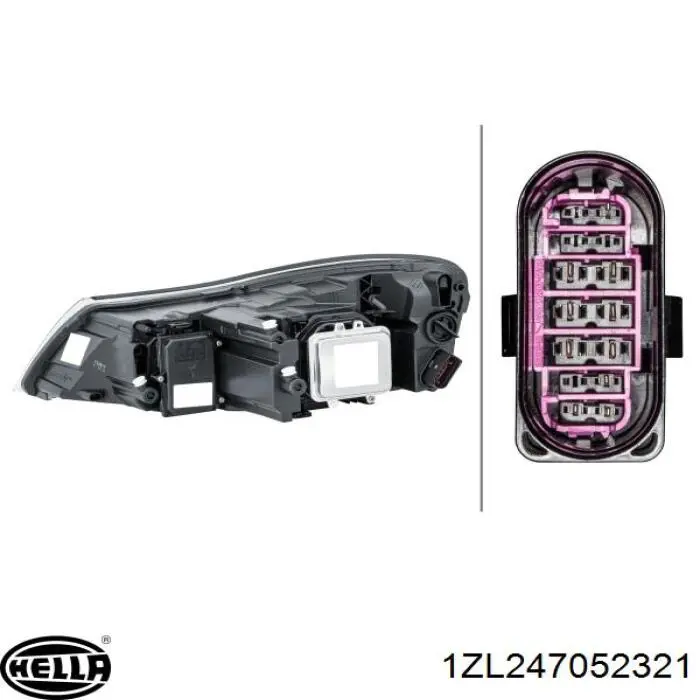 Luz direita FP6409R4T TYC