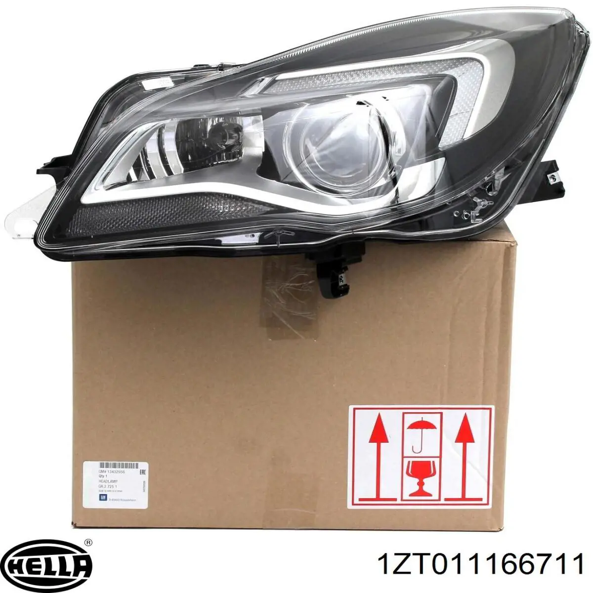 Luz esquerda 13432956 Opel