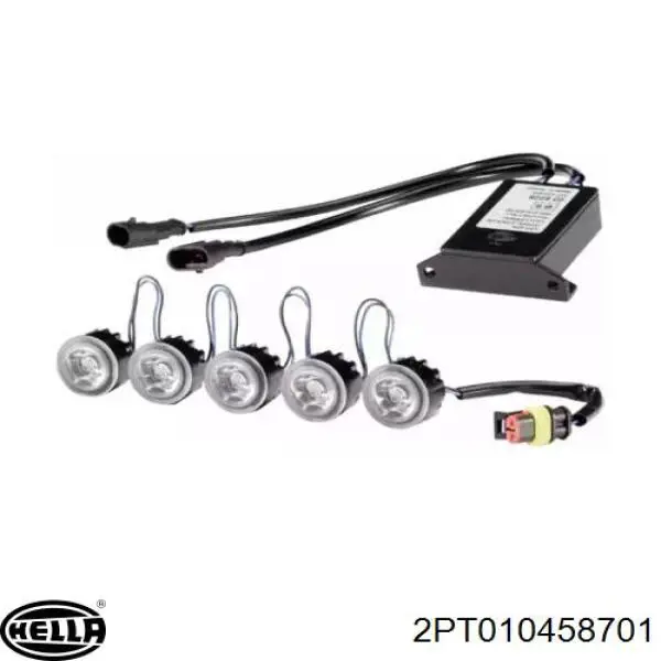 2PT010458701 HELLA Luzes de iluminação diurna, kit universal