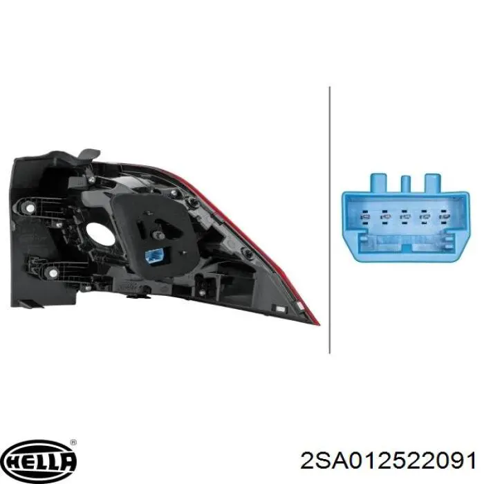 Lanterna traseira esquerda interna VAG 5NA945307 preço, a partir de 241,76 USD