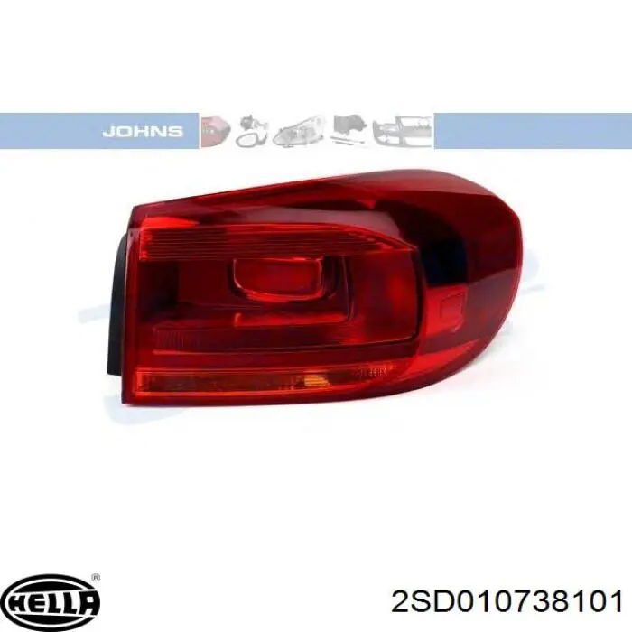 Compre 2SD010738101 HELLA Lanterna traseira direita externa