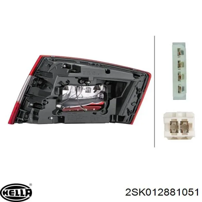 Lanterna traseira esquerda VAG 5E5945207 preço, a partir de 281,55 USD