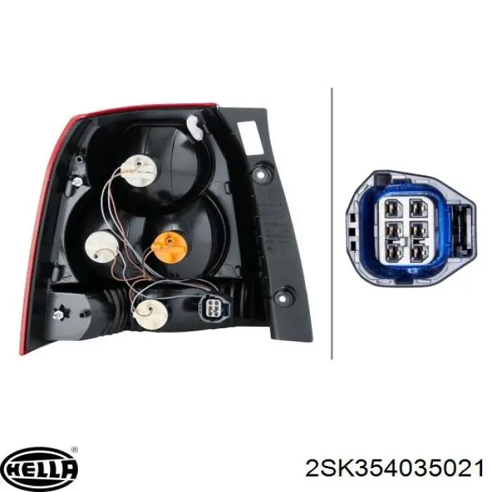 Compre LR025606 Land Rover Lanterna traseira direita