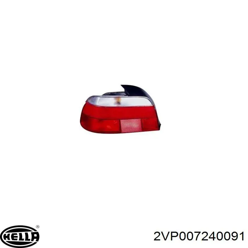 Lanterna traseira esquerda 2VP007240091 HELLA