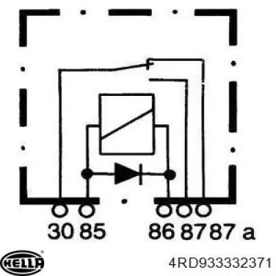Relê elétrico multifuncional HELLA 4RD933332371 preço, a partir de 5,71 USD